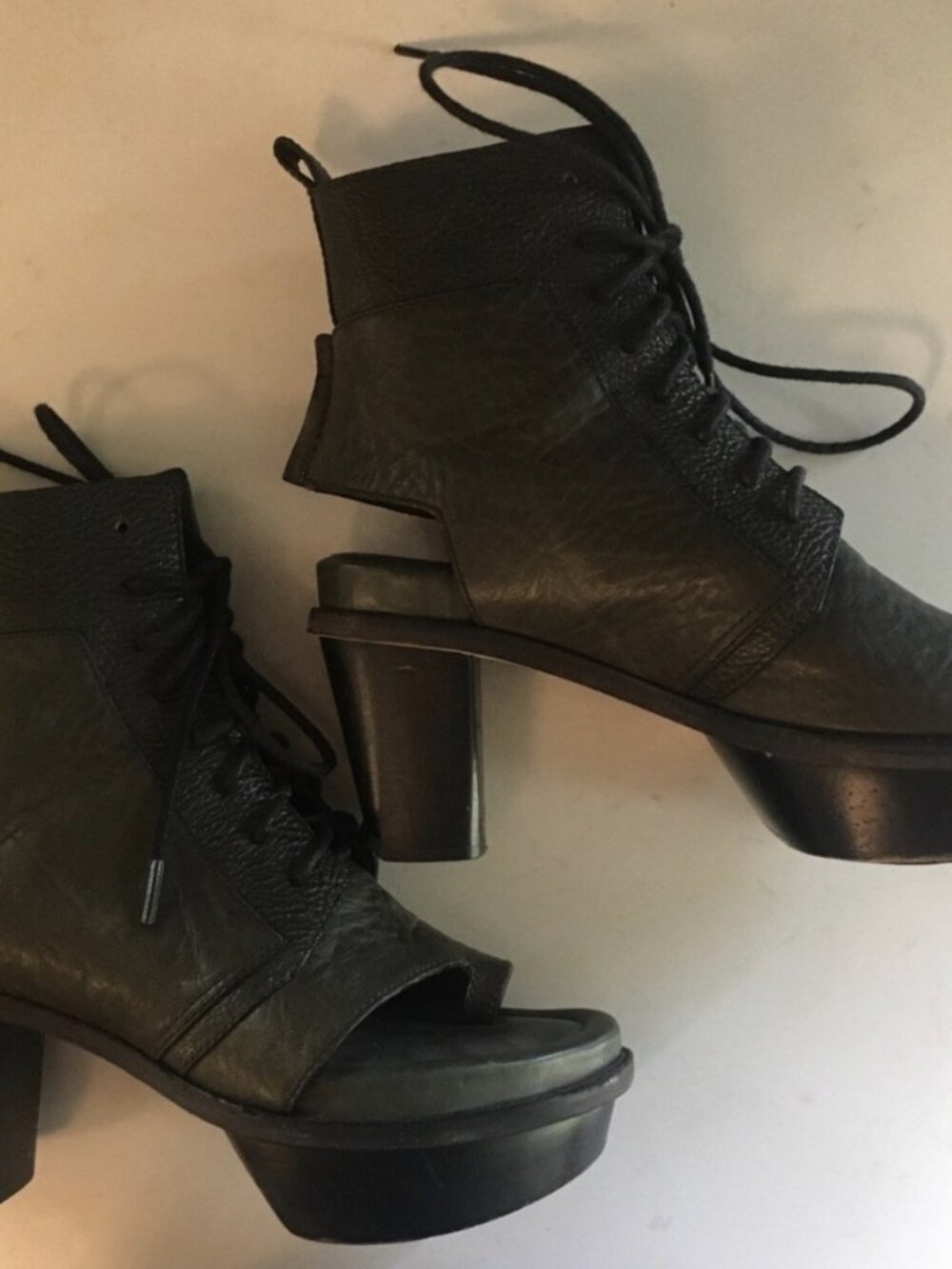 Alexander Wang (Size USA 5, EU 35) Green Ankle Boots
